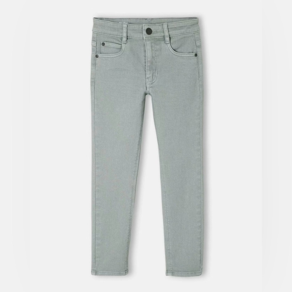 Vertbaudet Skinny Jeans (Sage) Size 8 (fits 6/7)